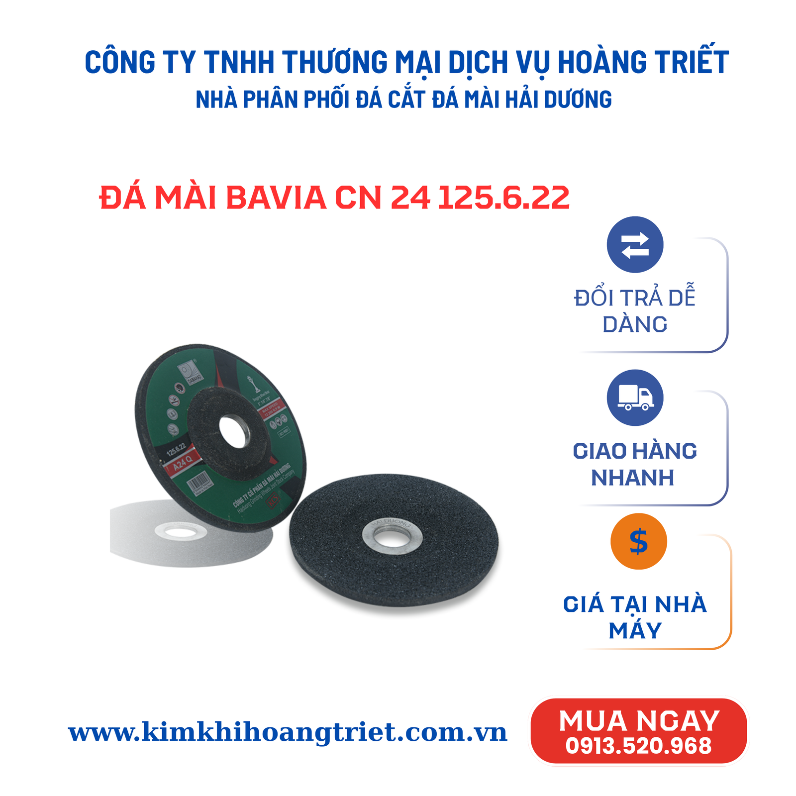 Đá mài bavia Cn 24 125.6.22